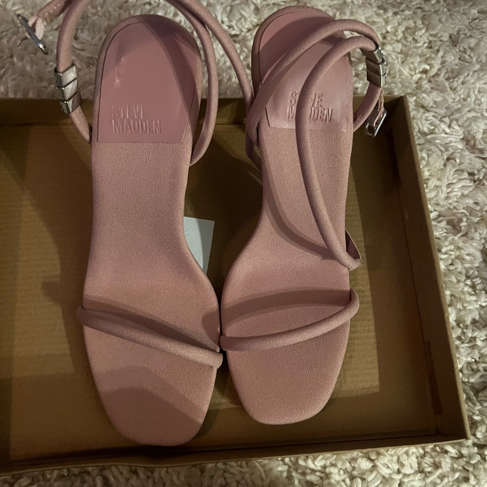 Steve Madden Women's Pink Strappy Sandals